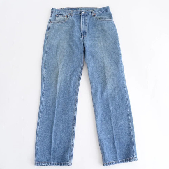 Vintage Levi's 516 Slim Fit Straight Leg made in Canada Blue Denim Jeans Sz36x30 - Picture 1 of 12